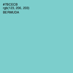 #7BCECB - Bermuda Color Image