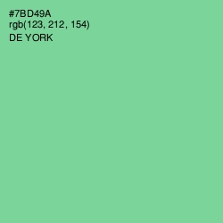 #7BD49A - De York Color Image