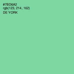 #7BD6A2 - De York Color Image
