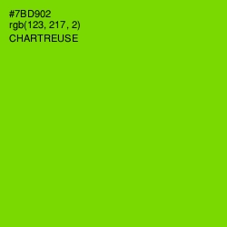 #7BD902 - Chartreuse Color Image