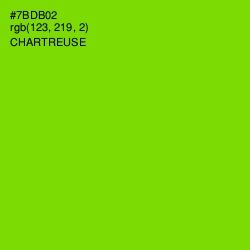 #7BDB02 - Chartreuse Color Image