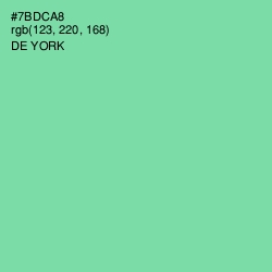 #7BDCA8 - De York Color Image