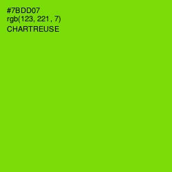 #7BDD07 - Chartreuse Color Image