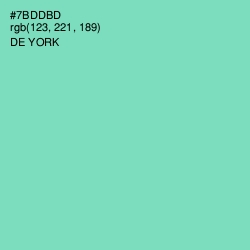 #7BDDBD - De York Color Image