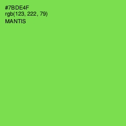 #7BDE4F - Mantis Color Image