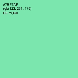 #7BE7AF - De York Color Image