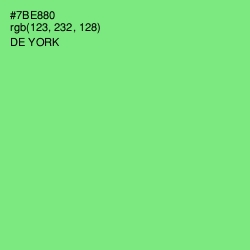 #7BE880 - De York Color Image