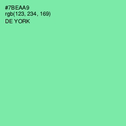 #7BEAA9 - De York Color Image