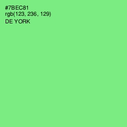 #7BEC81 - De York Color Image
