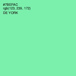 #7BEFAC - De York Color Image