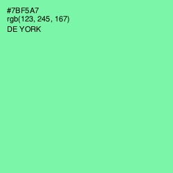 #7BF5A7 - De York Color Image