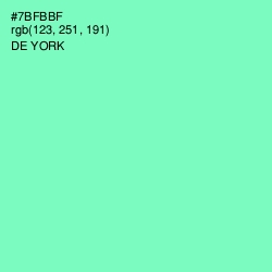 #7BFBBF - De York Color Image