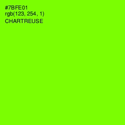 #7BFE01 - Chartreuse Color Image