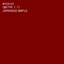 #7C0101 - Japanese Maple Color Image