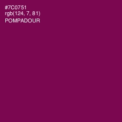 #7C0751 - Pompadour Color Image