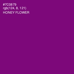 #7C0879 - Honey Flower Color Image