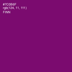 #7C0B6F - Finn Color Image