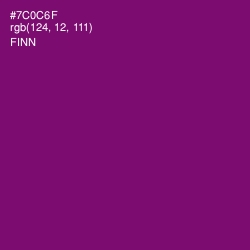 #7C0C6F - Finn Color Image