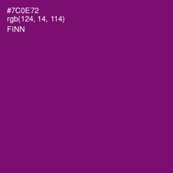 #7C0E72 - Finn Color Image