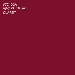 #7C102A - Claret Color Image