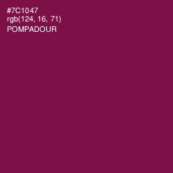 #7C1047 - Pompadour Color Image