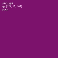 #7C126B - Finn Color Image