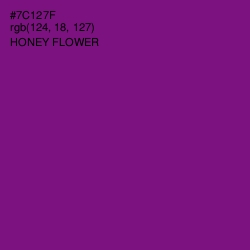 #7C127F - Honey Flower Color Image