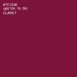 #7C1338 - Claret Color Image