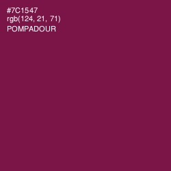 #7C1547 - Pompadour Color Image