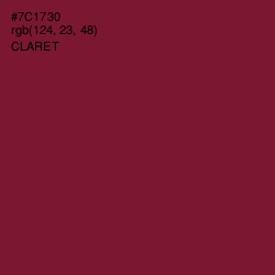 #7C1730 - Claret Color Image