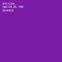 #7C1CA8 - Seance Color Image