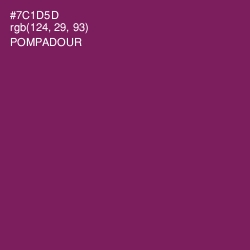 #7C1D5D - Pompadour Color Image