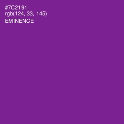 #7C2191 - Eminence Color Image