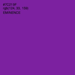 #7C219F - Eminence Color Image