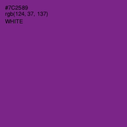 #7C2589 - Eminence Color Image