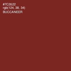 #7C2622 - Buccaneer Color Image