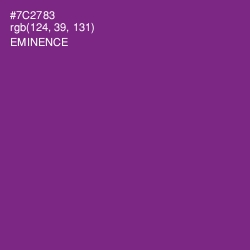 #7C2783 - Eminence Color Image