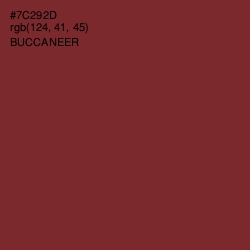 #7C292D - Buccaneer Color Image