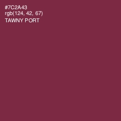 #7C2A43 - Tawny Port Color Image