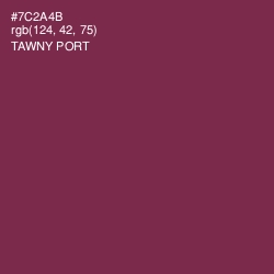 #7C2A4B - Tawny Port Color Image