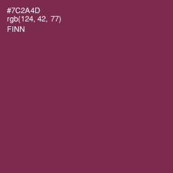 #7C2A4D - Finn Color Image