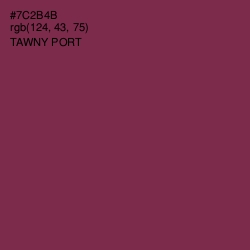 #7C2B4B - Tawny Port Color Image