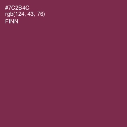 #7C2B4C - Finn Color Image