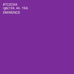 #7C2C9A - Eminence Color Image