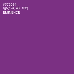 #7C3084 - Eminence Color Image