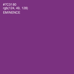 #7C3180 - Eminence Color Image