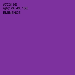 #7C319E - Eminence Color Image