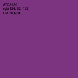 #7C3480 - Eminence Color Image