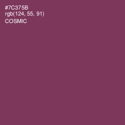 #7C375B - Cosmic Color Image