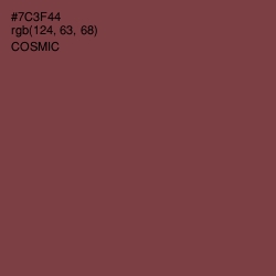 #7C3F44 - Cosmic Color Image